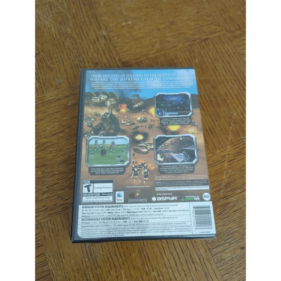 Star Wars: Empire at War (MAC DVD, 2006) NEW & SEALED - Picture 3 of 4